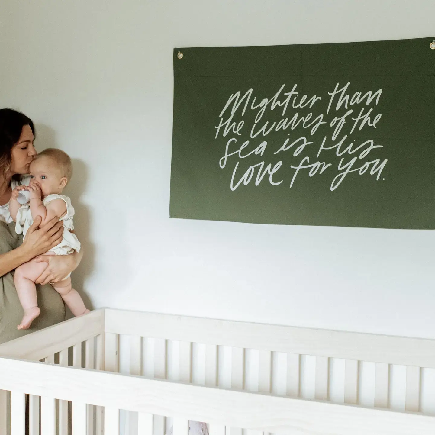 Small Canvas Banner: Mightier