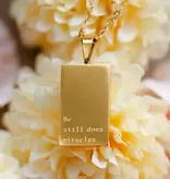 Necklace: 18kt Gold He Still Does Miracles