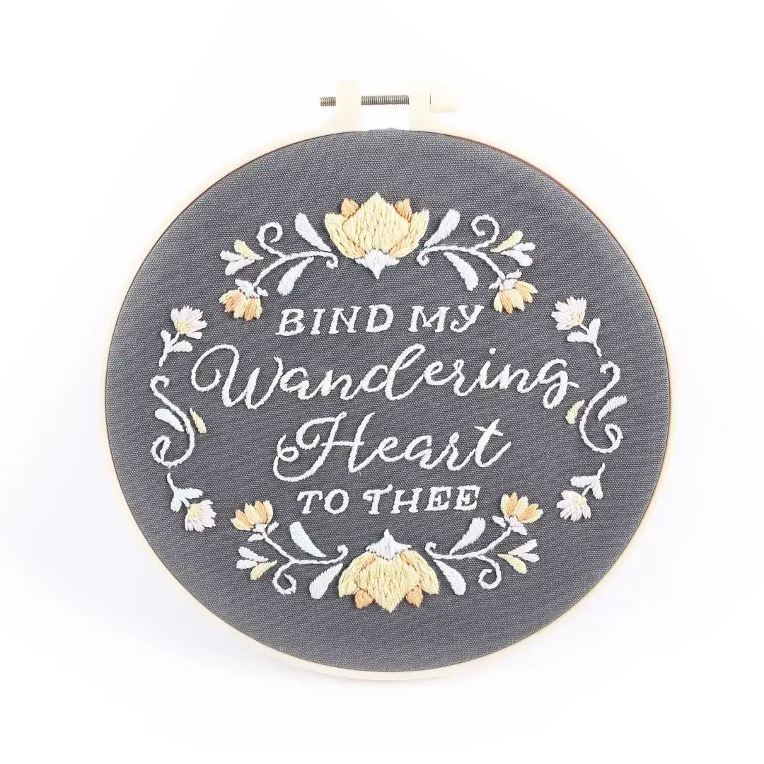 Embroidery Kit - Bind My Wandering Heart 20.5cm