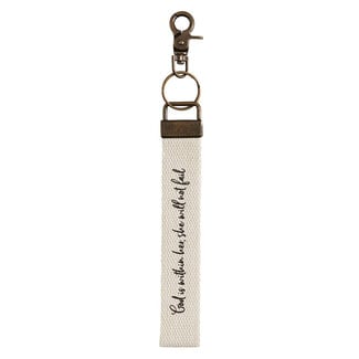God is Within Her Keychain