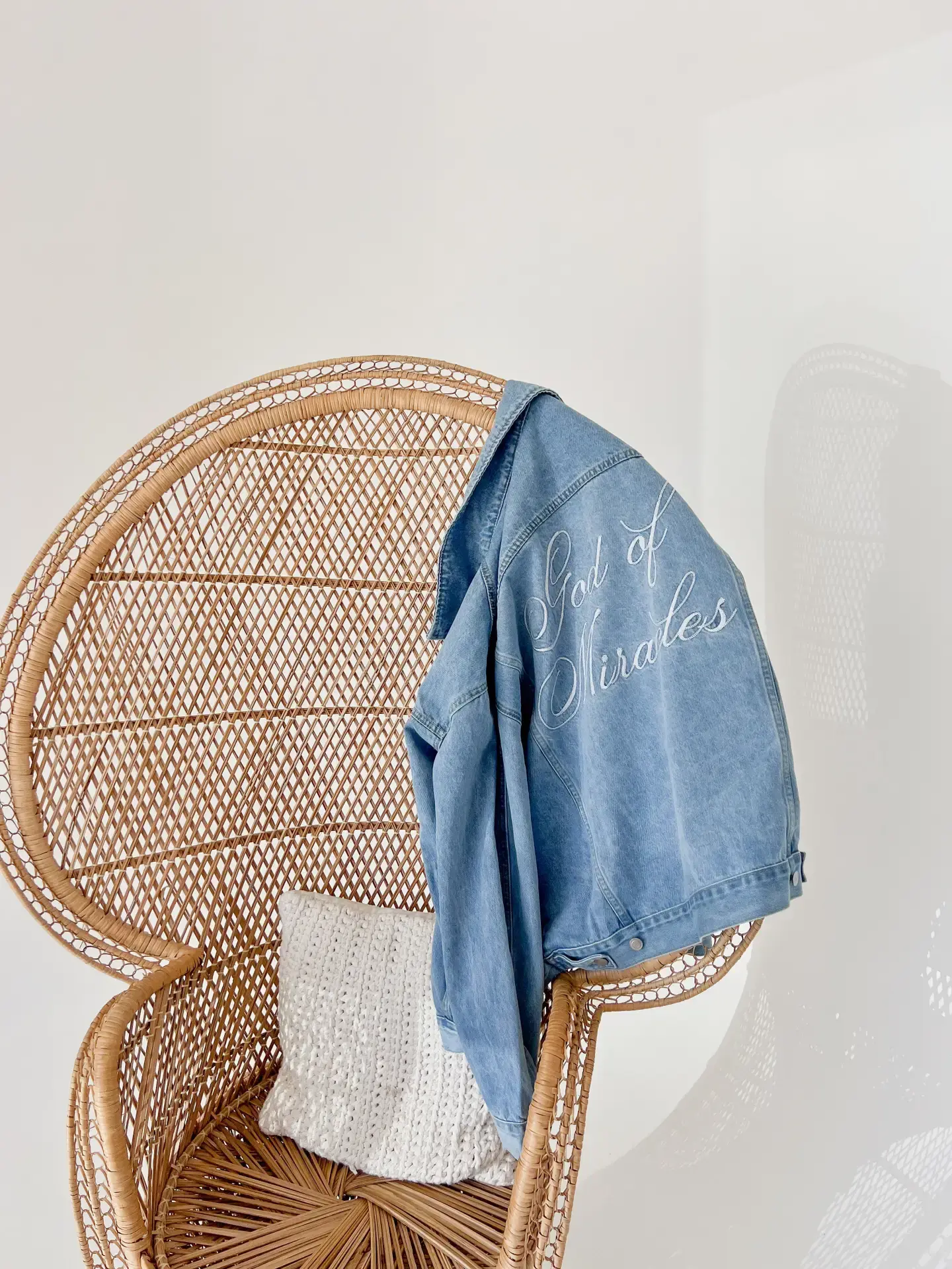 God of Miracles Denim Jacket