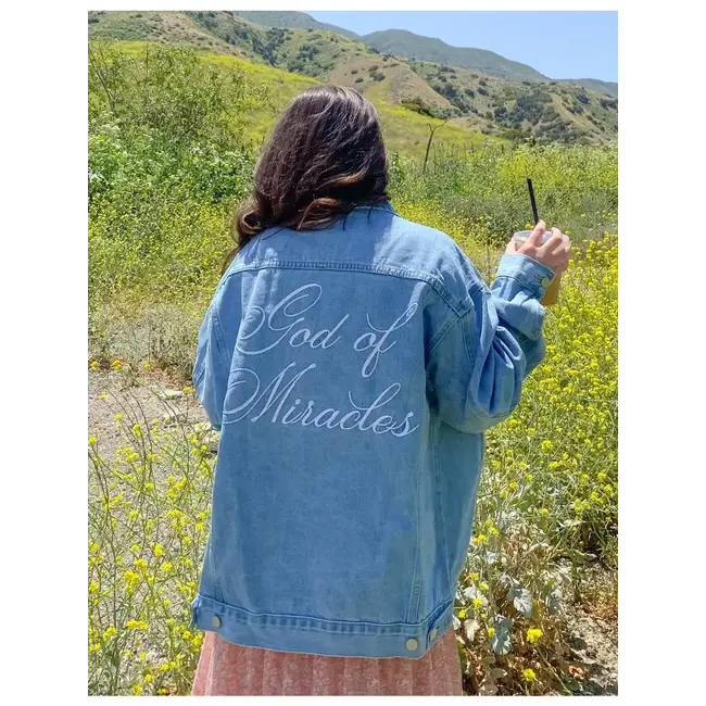 God of Miracles Denim Jacket