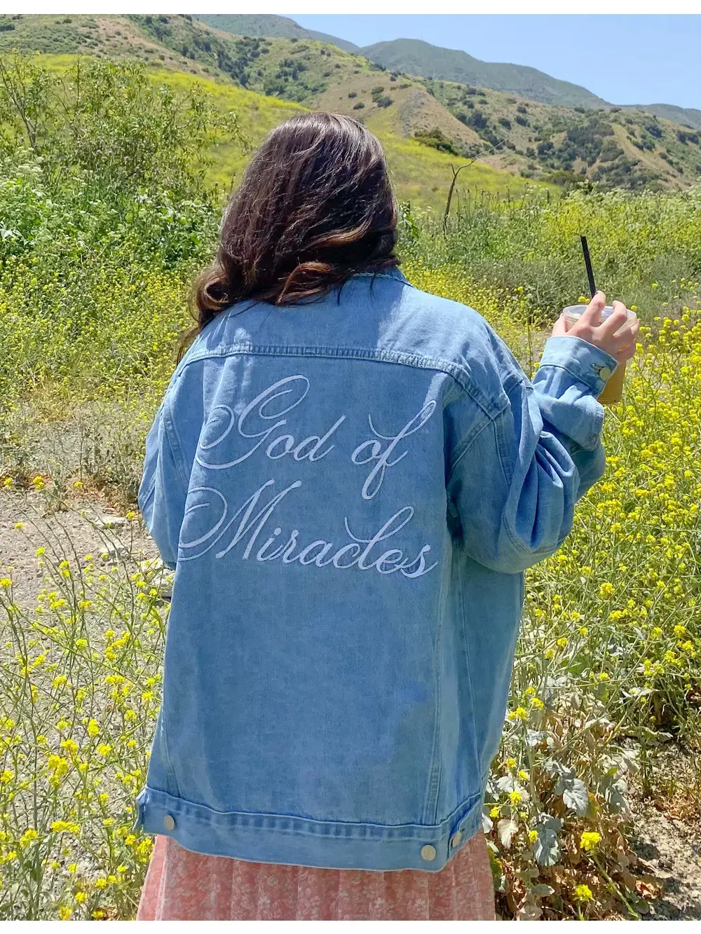 God of Miracles Denim Jacket