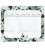 Weekly Desk Planner - He Restores My Soul