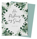 Boxed Card Set - He Restores My Soul