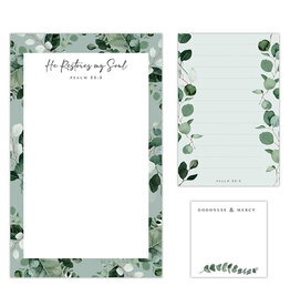 Notepad Set - He Restores My Soul
