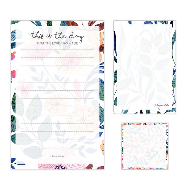 Notepad Set - Rejoice & Be Glad Notepad Set