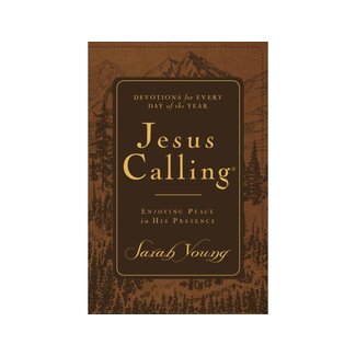 Sarah Young Jesus Calling Masculine Leathersoft Original Trim