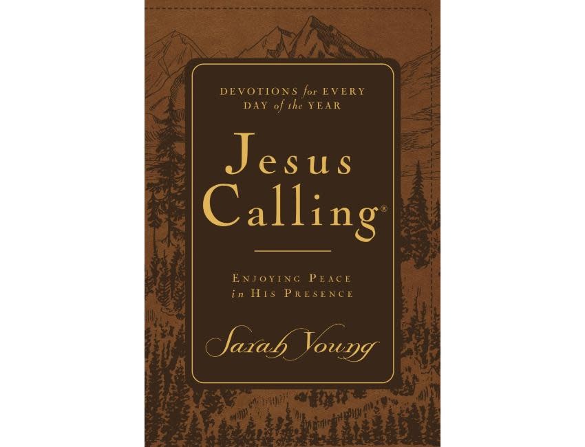 Sarah Young Jesus Calling Masculine Leathersoft Original Trim