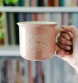 Be Still and Know Mug - Pink 14 oz