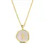 Shell with Cross Pendant Necklace