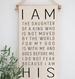 Daughter of the King Hanging Banner Sign