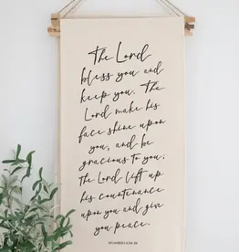 The Lord Bless You Hanging Banner Sign
