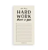 Hard Work Notepad