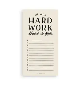 Hard Work Notepad