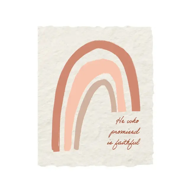 He Who Promised Is Faithful | Christian Greeting Card