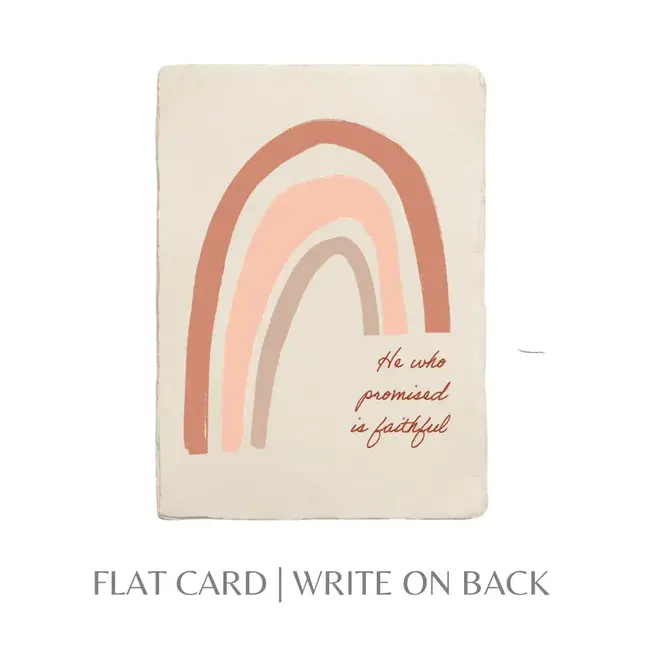 He Who Promised Is Faithful | Christian Greeting Card