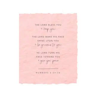 Lord Bless You & Keep You | Prayer Religious Greeting Card