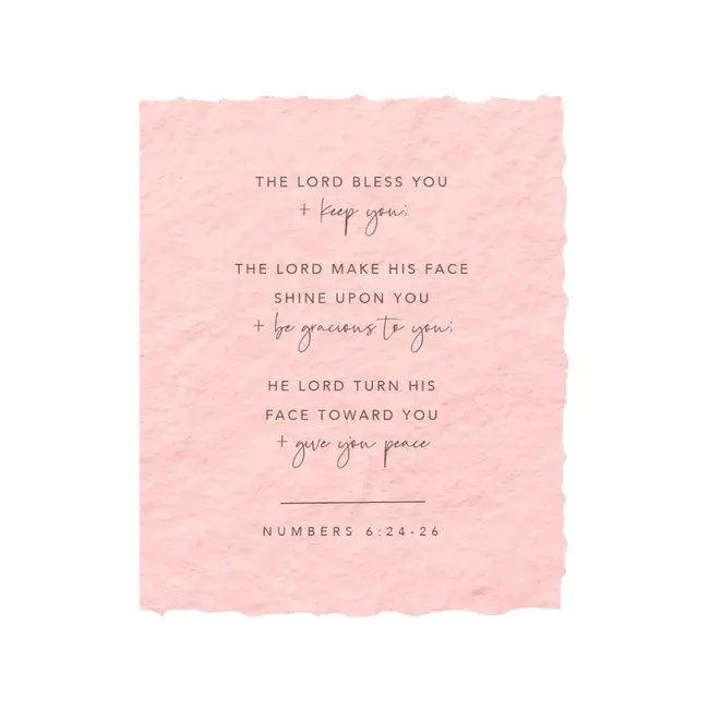 Lord Bless You & Keep You | Prayer Religious Greeting Card