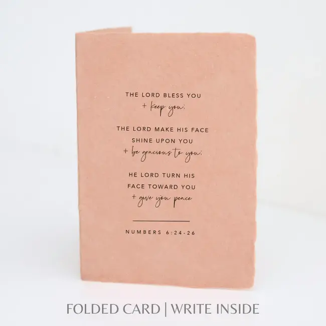 Lord Bless You & Keep You | Prayer Religious Greeting Card