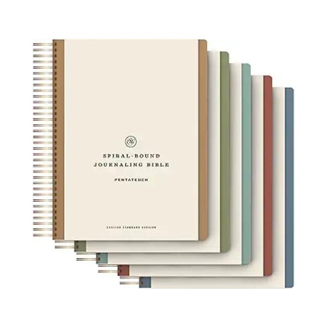 ESV Spiral-Bound Journaling Bible, Five-Volume Set