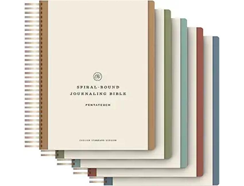 ESV Spiral-Bound Journaling Bible, Five-Volume Set