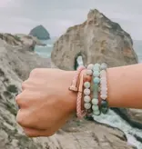 Amazonite Cross Bracelet