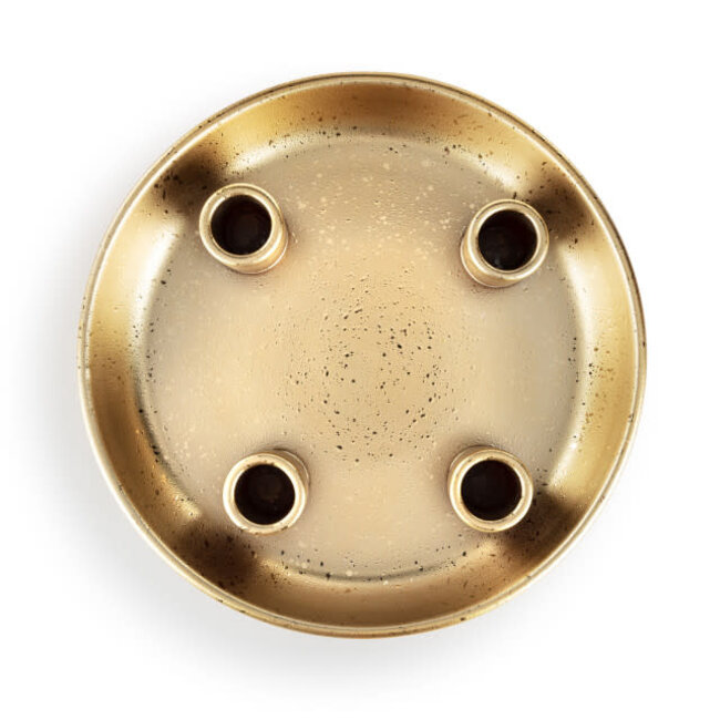 Round Metal Advent Candle Holder