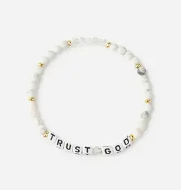 Trust God Letter Bracelet