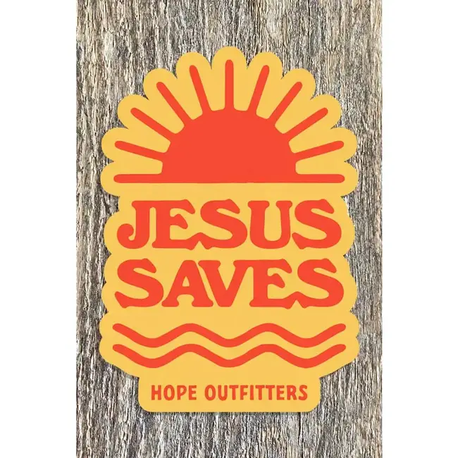 Jesus Saves Sticker