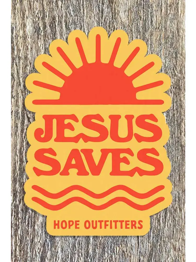 Jesus Saves Sticker