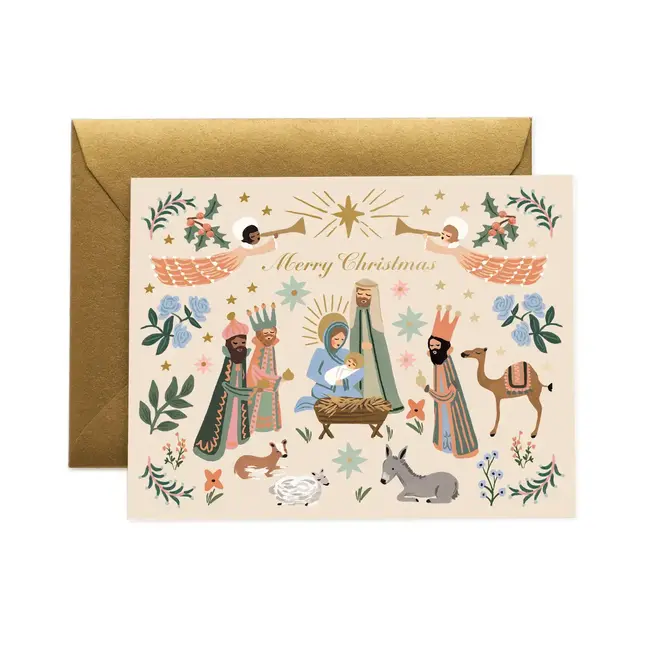 Nativity Scene Card