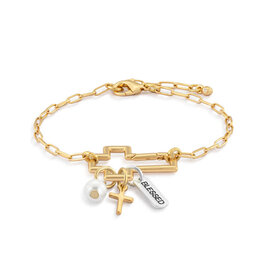 Faith Bracelet Jewelry Set - Gold