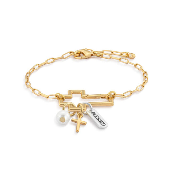Faith Bracelet Jewelry Set - Gold