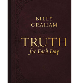Billy Graham Truth for Each Day, Large Text Leathersoft