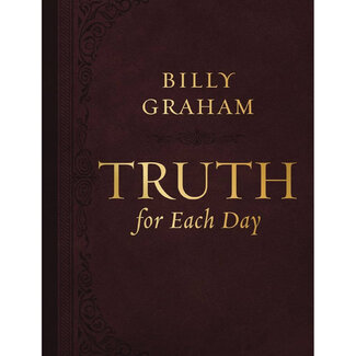 Billy Graham Truth for Each Day, Large Text Leathersoft