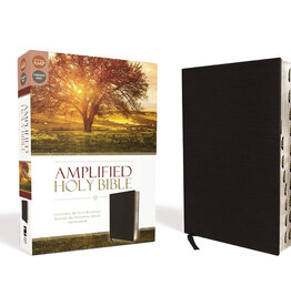 Amplified Holy Bible - Bonded Leather, Black Indexed