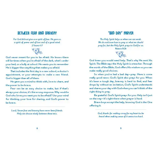 3-Minute Devotions For Brave Boys
