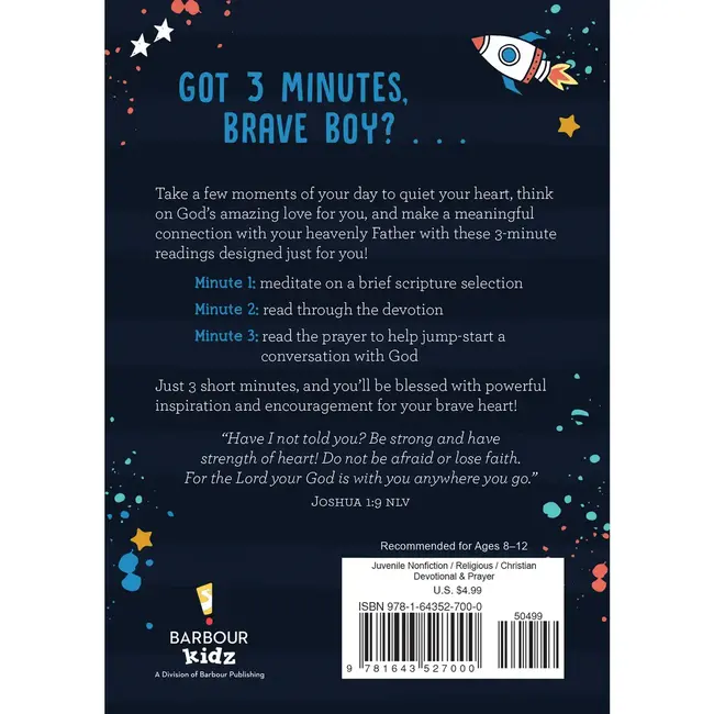 3-Minute Devotions For Brave Boys
