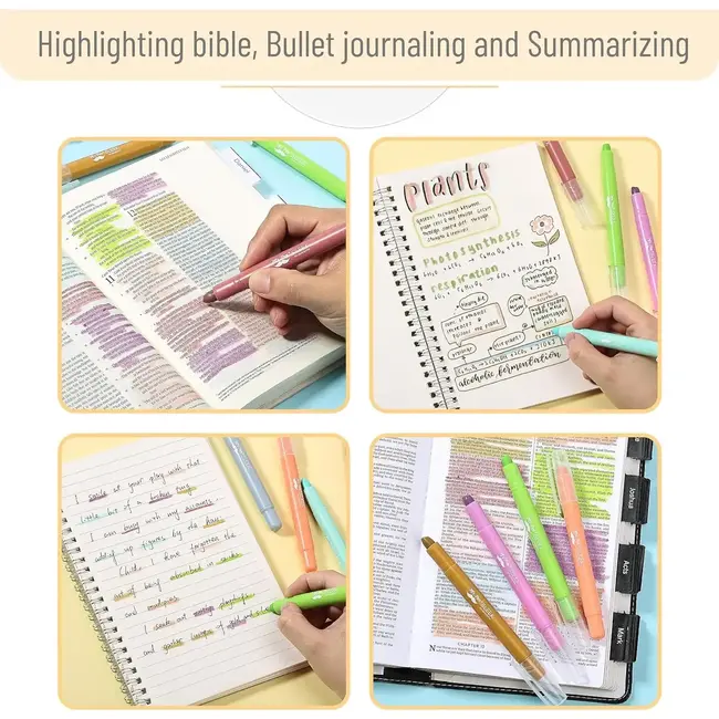 Mr. Pen - Gel Highlighters, 8 Pack