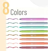 Mr. Pen - Gel Highlighters, 8 Pack