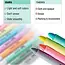 Mr. Pen - Gel Highlighters, 8 Pack, Pastel Darks