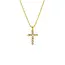 Delicate Cross CZ Pendant