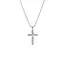 Delicate Cross CZ Pendant