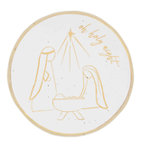 Gold Nativity Platter