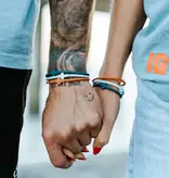 Infinity Cross Bracelets-Blue/Orange/Teal -