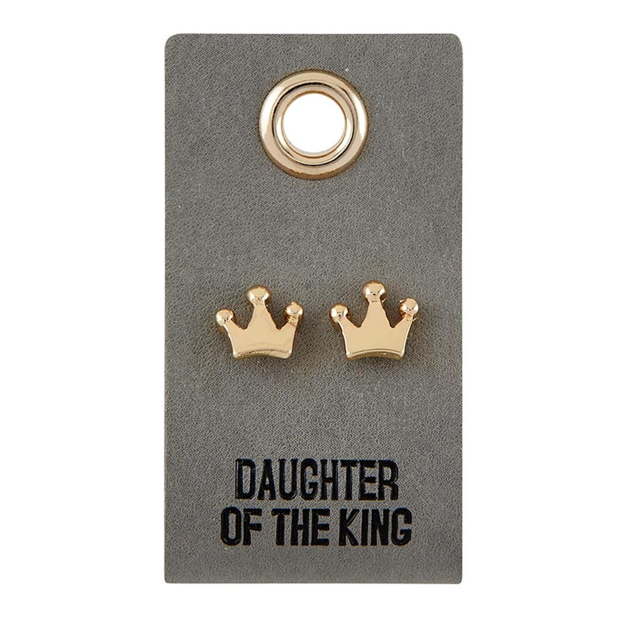 Leather Tag Earrings -