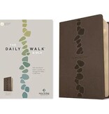 The Daily Walk Bible NLT, Filament Enabled (LeatherLike, Stepping Stones Dark Taupe)