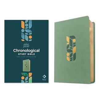 NLT One Year Chronological Study Bible (LeatherLike, Rustic Brown)