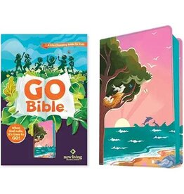 NLT Go Bible for Kids (LeatherLike, Beach Sunrise)